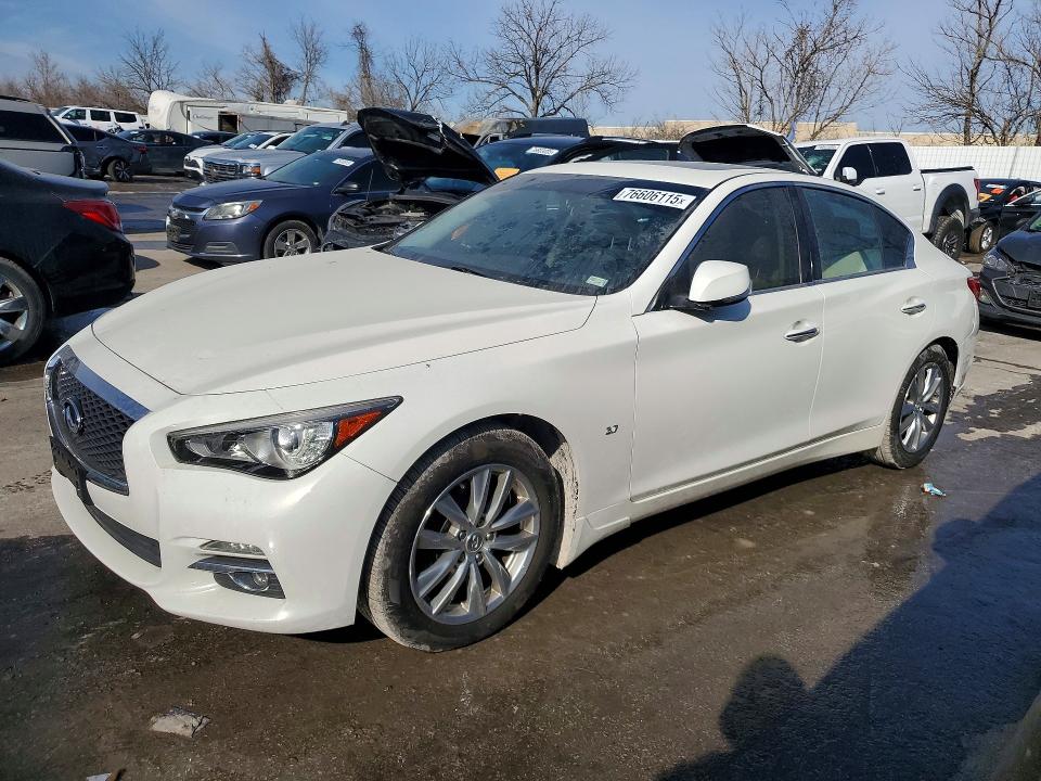 INFINITI Q50 BASE 2014 with VIN JN1BV7AR8EM695279 - Photo from auction