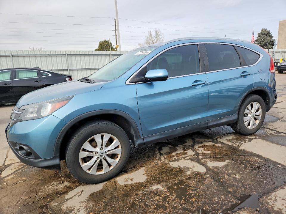 HONDA CR-V EXL 2014 with VIN 2HKRM4H75EH682646 - Photo from auction