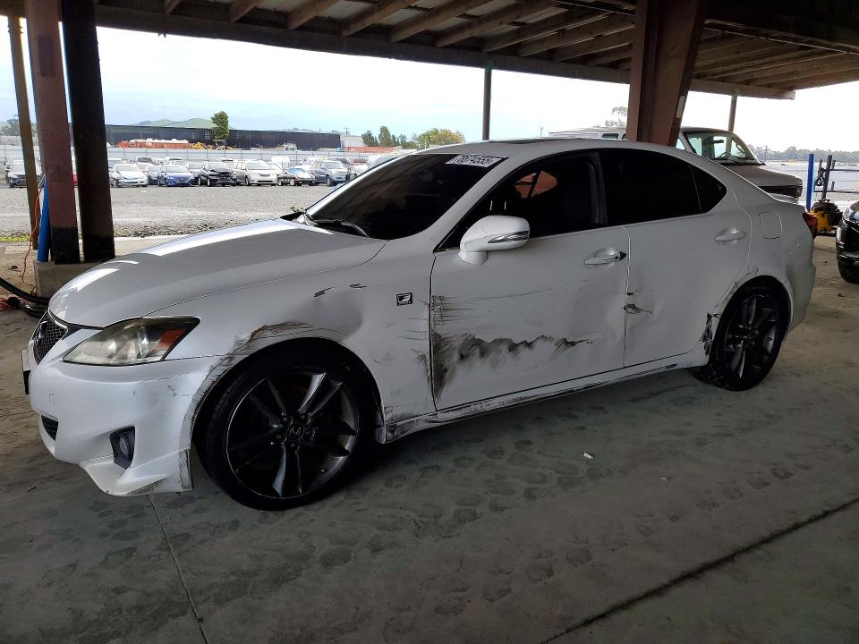 LEXUS IS 2012 with VIN JTHBF5C26C5161220 - Photo from auction