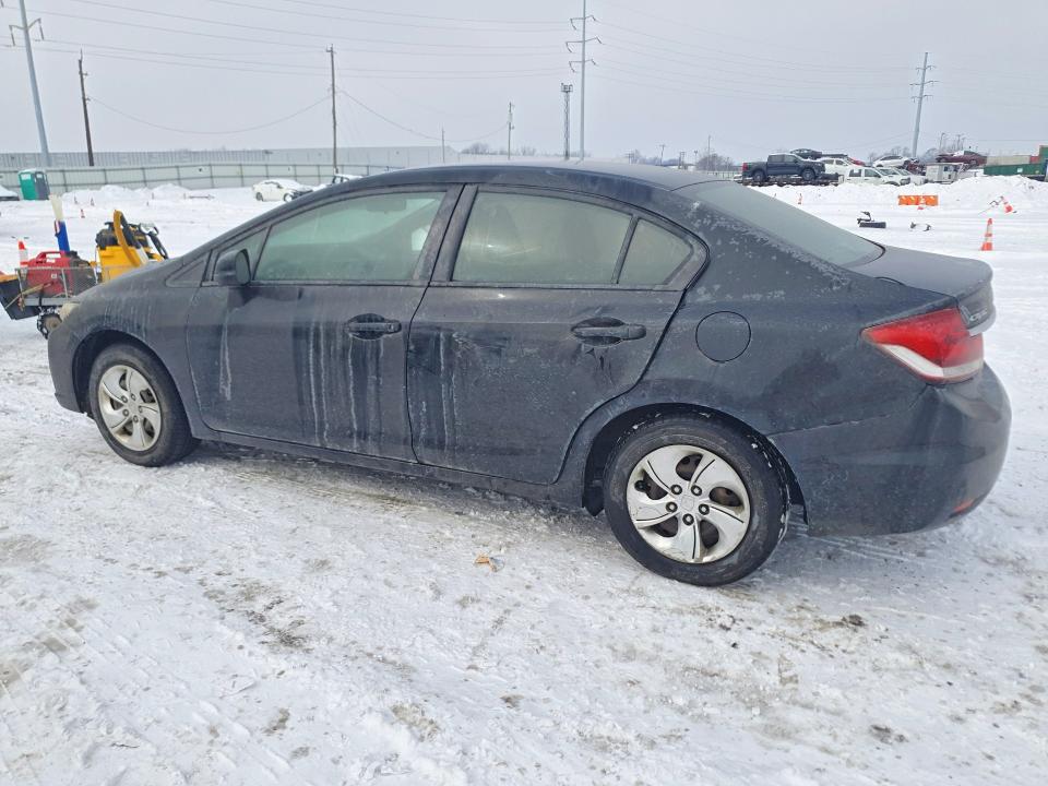 Photo 2 from auction – 2013 HONDA CIVIC LX with VIN 19XFB2F55DE080718