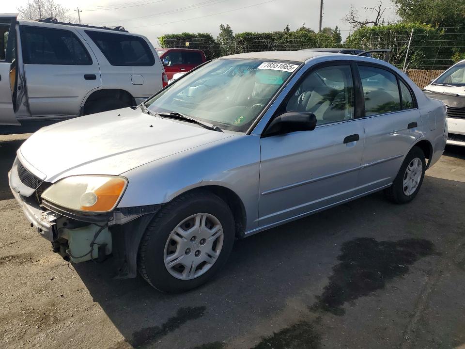 Photo 1 from auction – 2001 HONDA CIVIC with VIN 2HGES15551H557026