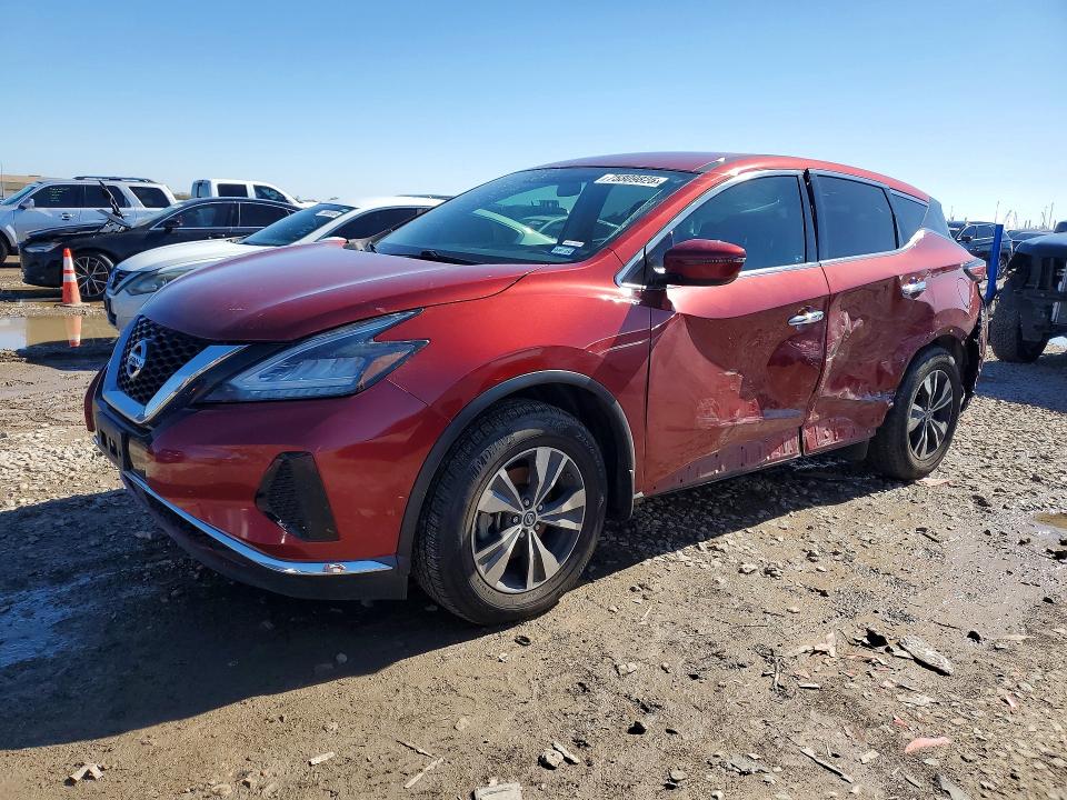 NISSAN MURANO 2019 with VIN 5N1AZ2MJ7KN136085 - Photo from auction