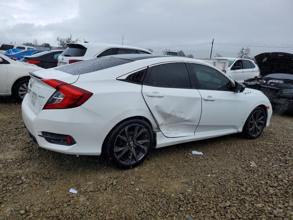 Photo 3 from auction – 2020 HONDA CIVIC with VIN 19XFC2F8XLE200020