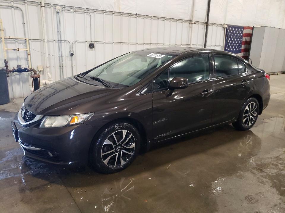 HONDA CIVIC EXL 2013 with VIN 19XFB2F93DE064911 - Photo from auction