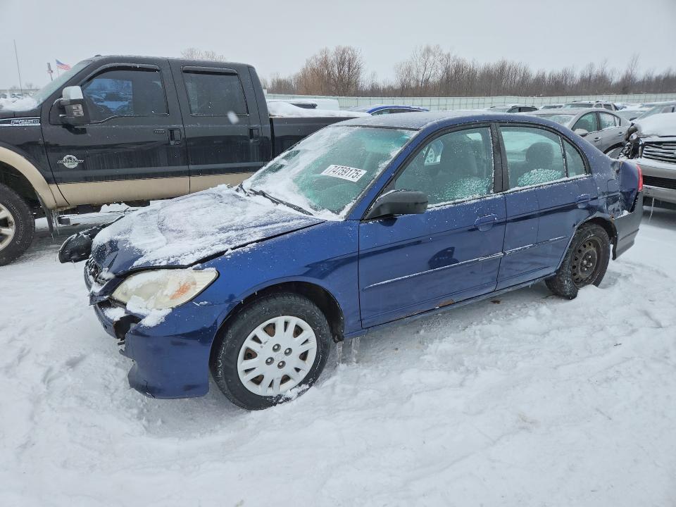 HONDA CIVIC 2004 with VIN 1HGES16574L022544 - Photo from auction