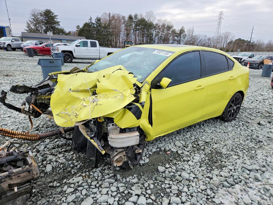 DODGE DART SXT 2013 with VIN 1C3CDFBA9DD204227 - Photo from auction