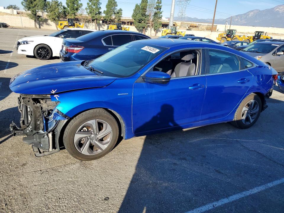 HONDA INSIGHT 2019 with VIN 19XZE4F50KE030998 - Photo from auction