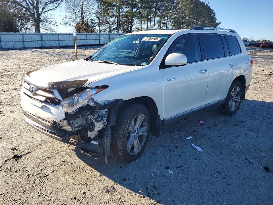 TOYOTA HIGHLANDER 2012 with VIN 5TDYK3EH7CS083778 - Photo from auction