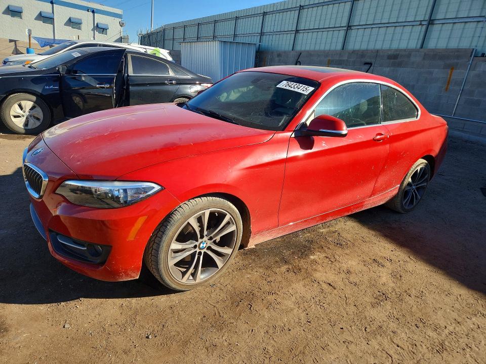 BMW 230I 2017 with VIN WBA2F9C37HV664602 - Photo from auction
