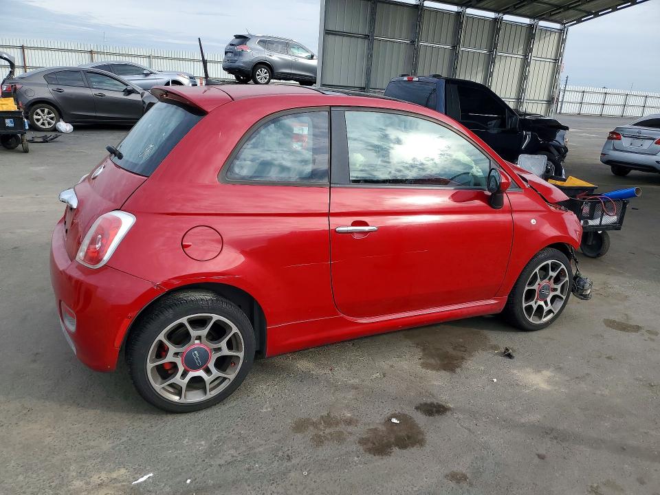 Photo 3 from auction – 2012 FIAT 500 with VIN 3C3CFFBR4CT188964