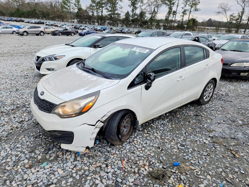 KIA RIO LX 2015 with VIN KNADM4A35F6449568 - Photo from auction