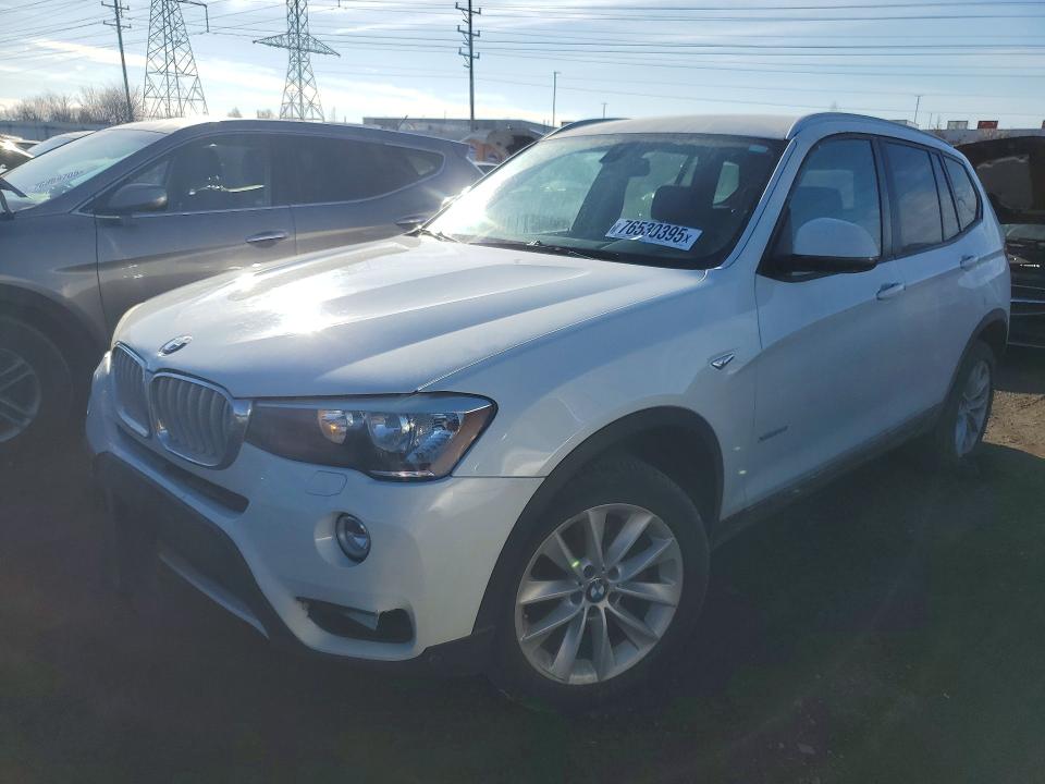 BMW X3 2016 with VIN 5UXWX9C56G0D79602 - Photo from auction
