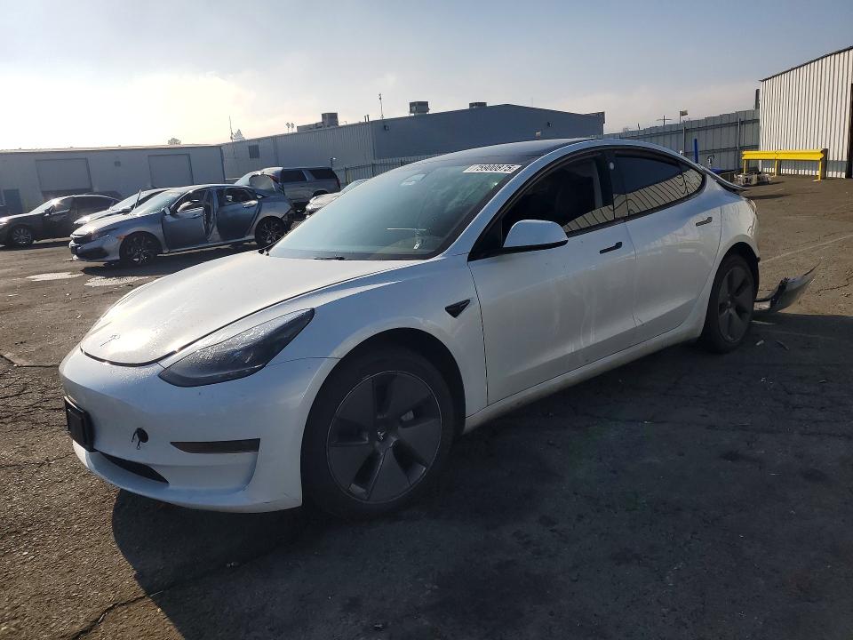 TESLA MODEL 3 2023 with VIN 5YJ3E1EA0PF575944 - Photo from auction