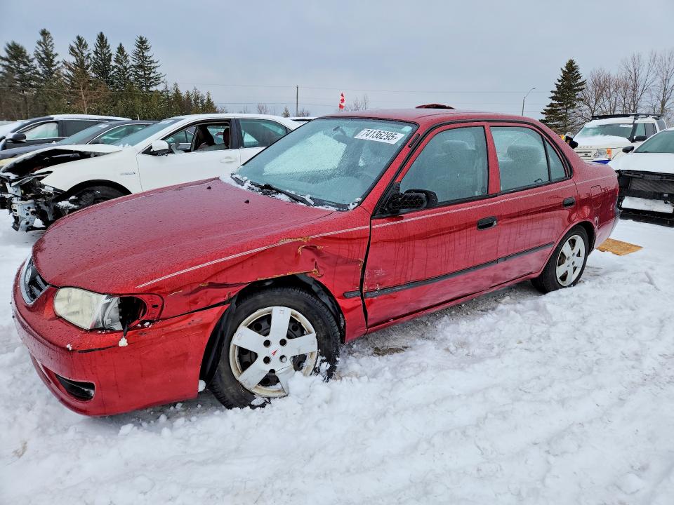 TOYOTA COROLLA CE 2002 with VIN 2T1BR12E72C877784 - Photo from auction