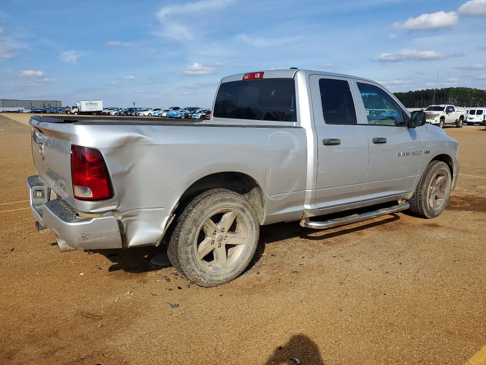 Photo 3 from auction – 2012 DODGE RAM 1500 with VIN 1C6RD6FT2CS259797