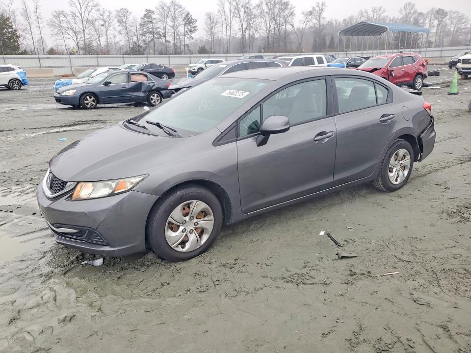 HONDA CIVIC 2013 with VIN 2HGFB2F54DH514309 - Photo from auction