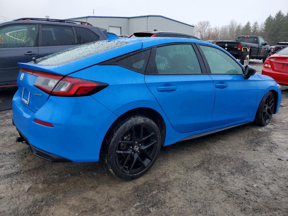 Photo 3 from auction – 2025 HONDA CIVIC with VIN 19XFL4H82SE007898