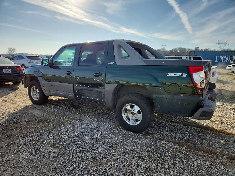 Photo 2 from auction – 2002 CHEVROLET AVALANCHE with VIN 3GNEK13T62G340710