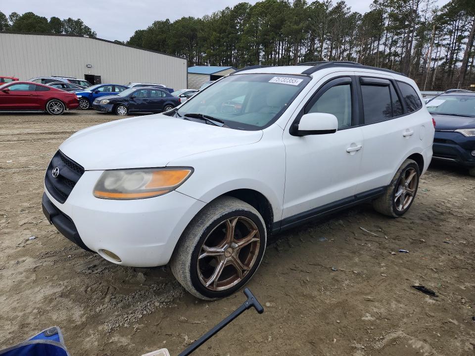 HYUNDAI SANTA FE G 2008 with VIN 5NMSG13D28H185432 - Photo from auction