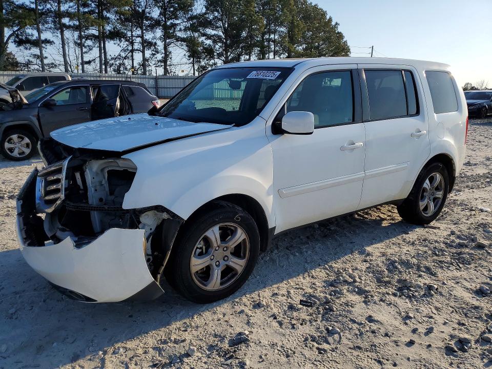 HONDA PILOT EXL 2014 with VIN 5FNYF3H67EB022145 - Photo from auction