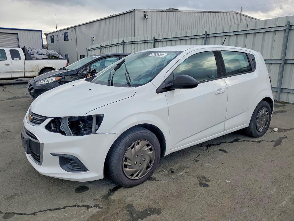 CHEVROLET SONIC 2020 with VIN 1G1JG6SB3L4114291 - Photo from auction