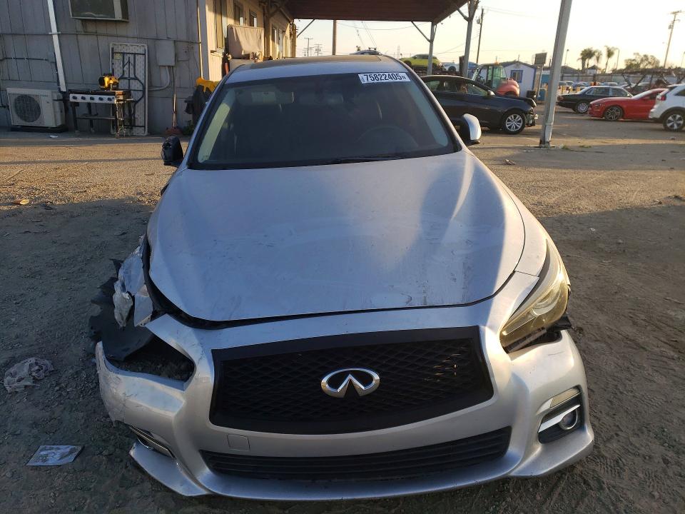 Photo 5 from auction – 2014 INFINITI Q50 with VIN JN1BV7AP7EM690735