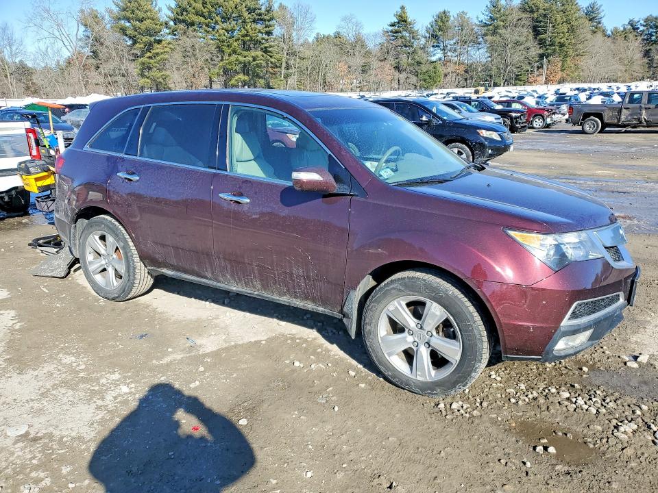 Photo 4 from auction – 2011 ACURA MDX TECHNO with VIN 2HNYD2H65BH510493