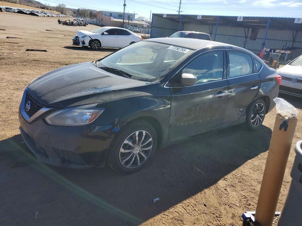 NISSAN SENTRA S 2018 with VIN 3N1AB7AP1JY252756 - Photo from auction