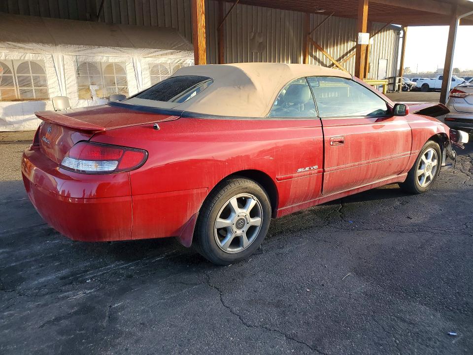 Photo 3 from auction – 2000 TOYOTA CAMRY SOLARA with VIN 2T1FF28P6YC372272