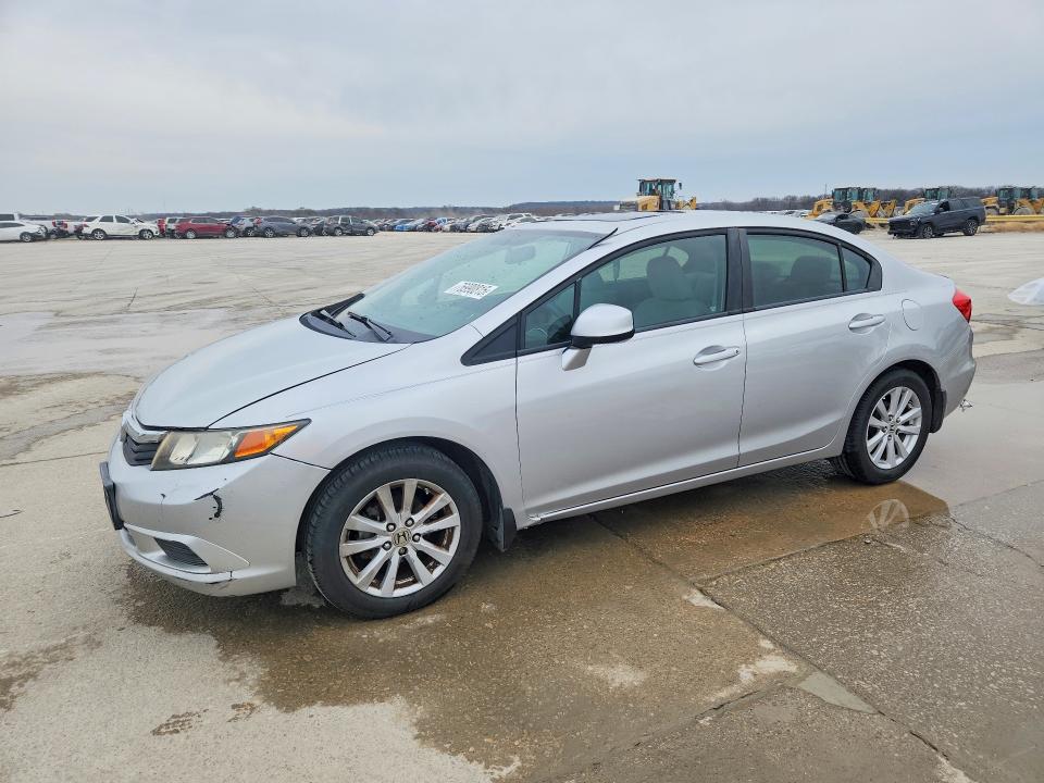 HONDA CIVIC EX 2012 with VIN 19XFB2F82CE065814 - Photo from auction