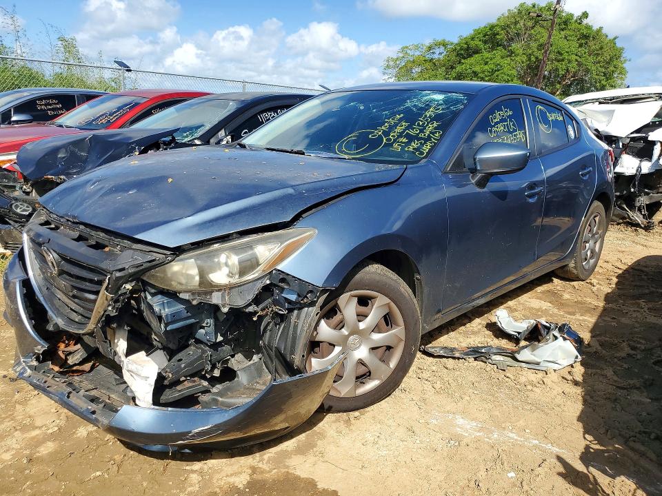 MAZDA 3 2016 with VIN JM1BM1T77G1354193 - Photo from auction