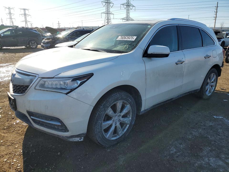 ACURA MDX ADVANC 2016 with VIN 5FRYD4H93GB052749 - Photo from auction