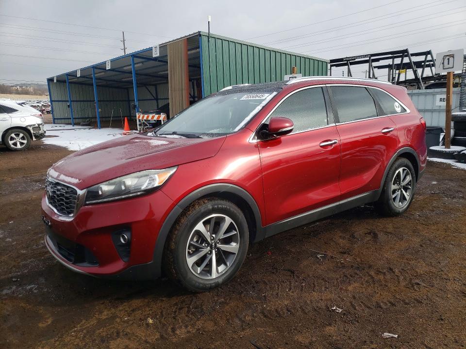 KIA SORENTO 2019 with VIN 5XYPH4A5XKG467738 - Photo from auction