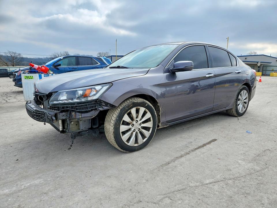 HONDA ACCORD EXL 2014 with VIN 1HGCR3F8XEA041501 - Photo from auction