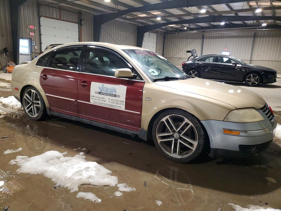 Photo 4 from auction – 2003 VOLKSWAGEN PASSAT GLS with VIN WVWPD63B63P436415