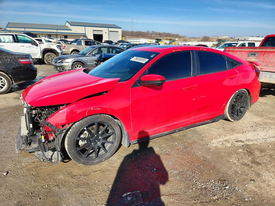 HONDA CIVIC 2018 with VIN 2HGFC1E55JH705614 - Photo from auction
