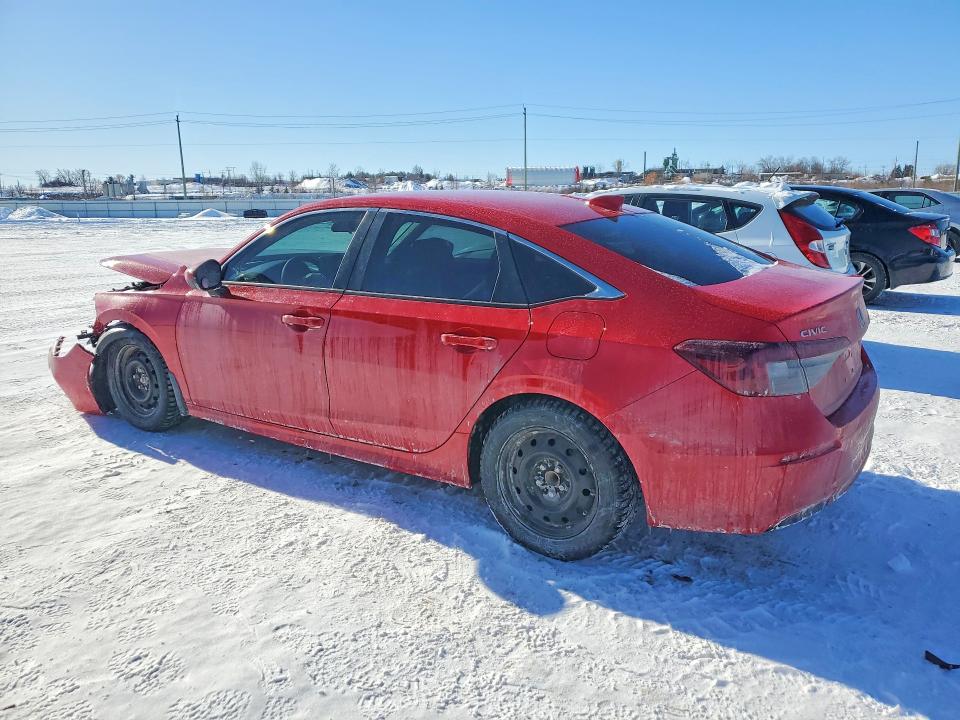 Photo 2 from auction – 2025 HONDA CIVIC LX with VIN 2HGFE2F26SH105237