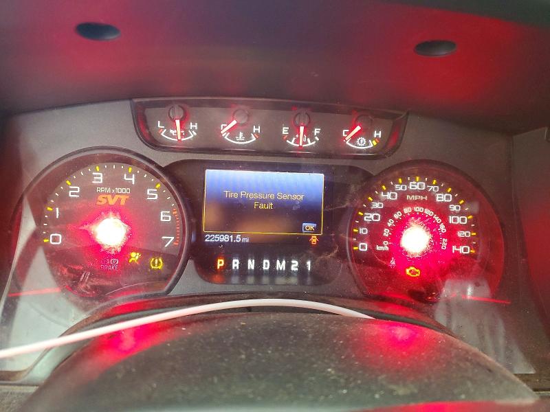 Photo 9 from auction – 2012 FORD F150 SVT R with VIN 1FTFW1R61CFC86495