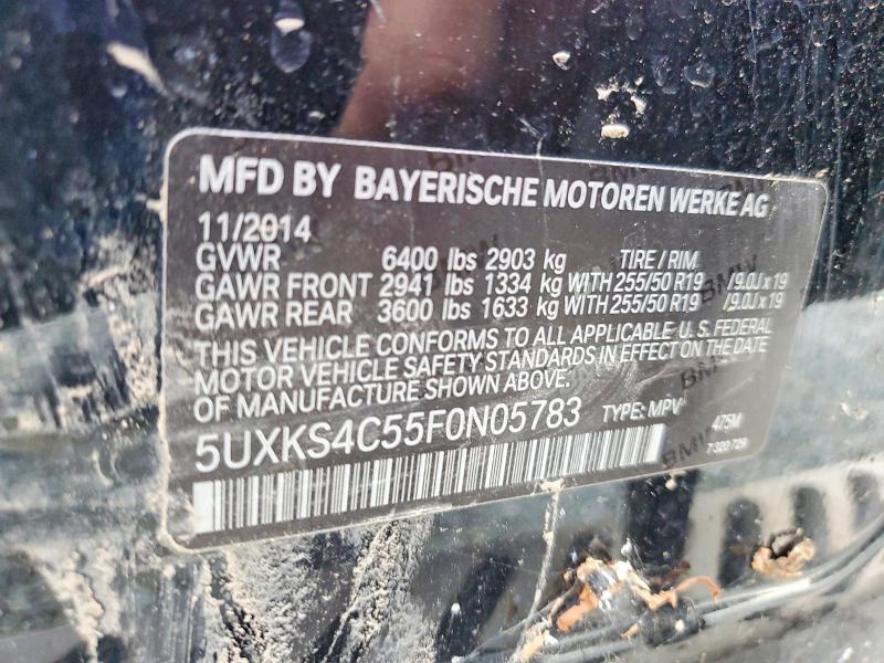 صورة رقم 14 من المزاد - 2015 BMW X5 XDRIVE3 مع VIN 5UXKS4C55F0N05783