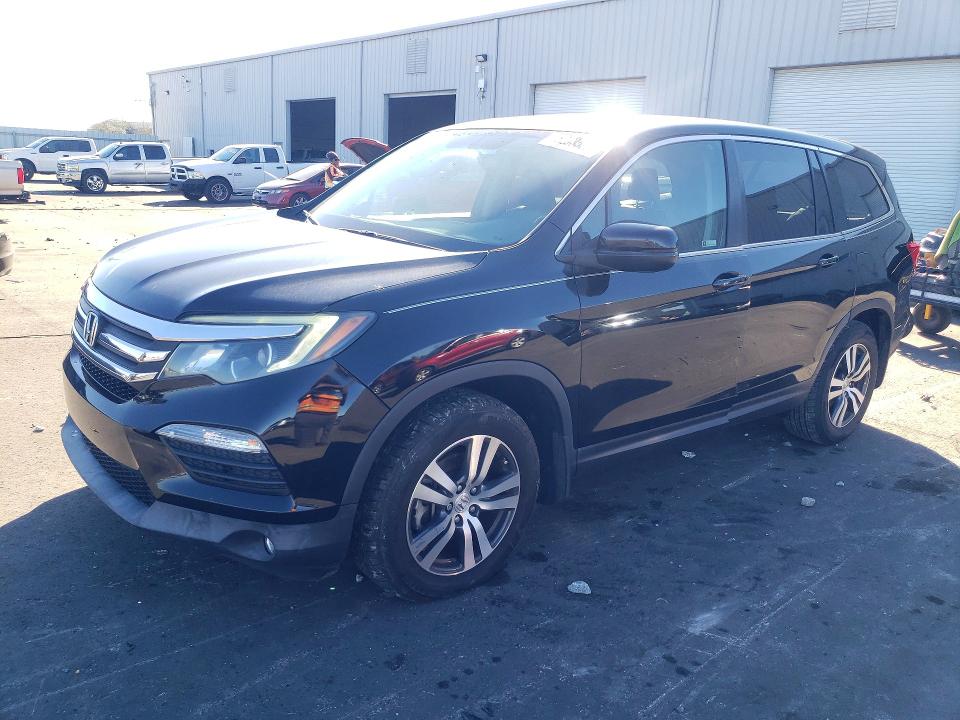 HONDA PILOT EXL 2018 with VIN 5FNYF5H55JB024330 - Photo from auction