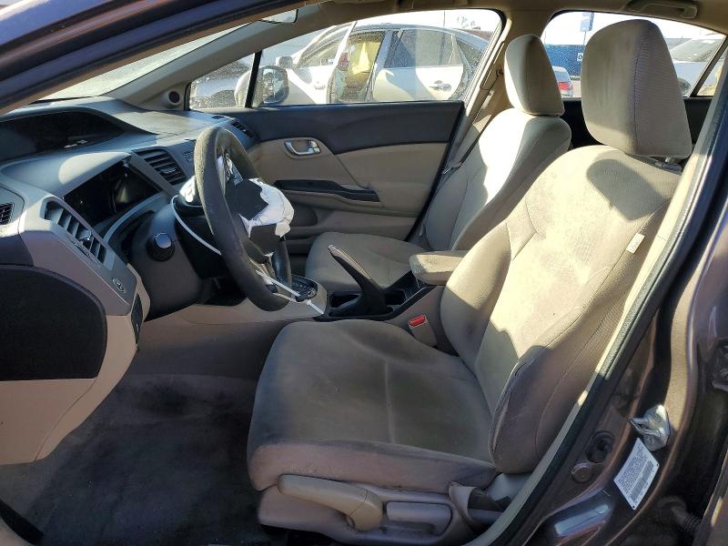 Photo 7 from auction – 2012 HONDA CIVIC with VIN 2HGFB2F8XCH551616