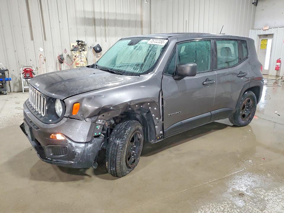 JEEP RENEGADE S 2016 with VIN ZACCJBATXGPC78875 - Photo from auction