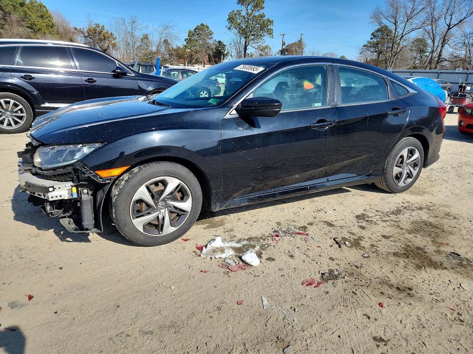HONDA CIVIC LX 2019 with VIN 2HGFC2F6XKH567681 - Photo from auction
