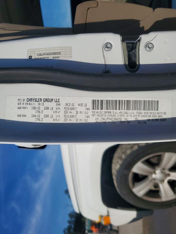 Photo 14 from auction – 2014 JEEP PATRIOT with VIN 1C4NJPFA0ED660292