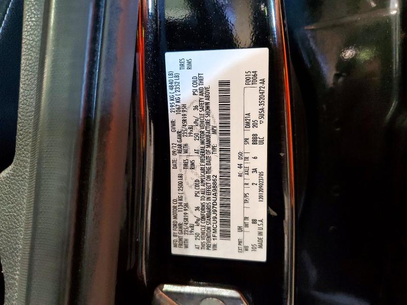 Photo 14 from auction – 2013 FORD ESCAPE with VIN 1FMCU9J97DUA98862