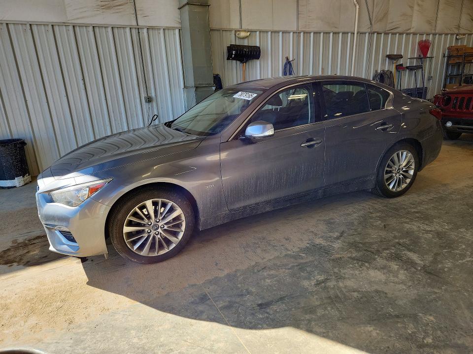 INFINITY Q50 2019 with VIN JN1EV7AR3KM556198 - Photo from auction