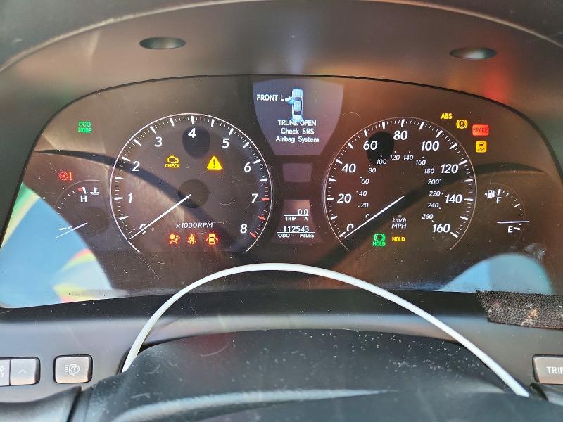 Photo 9 from auction – 2012 LEXUS LS with VIN JTHGL5EF9C5045492