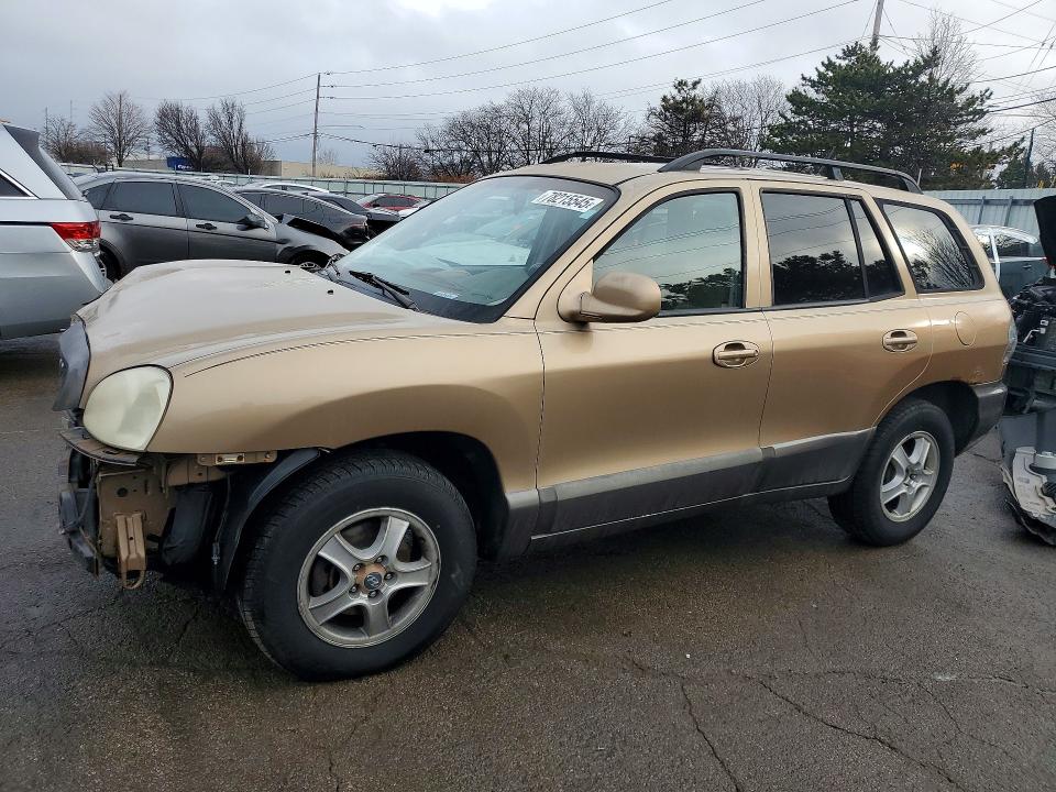 HYUNDAI SANTA FE G 2004 with VIN KM8SC73E04U730646 - Photo from auction