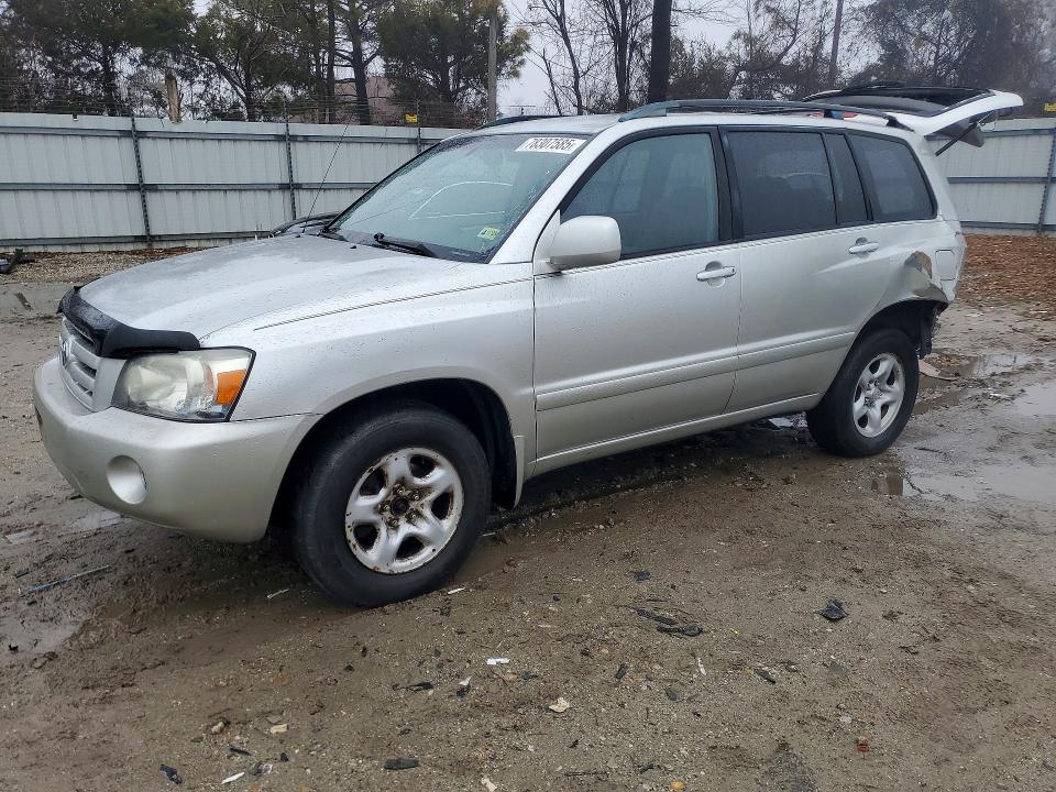 TOYOTA HIGHLANDER 2006 with VIN JTEGD21A160144909 - Photo from auction