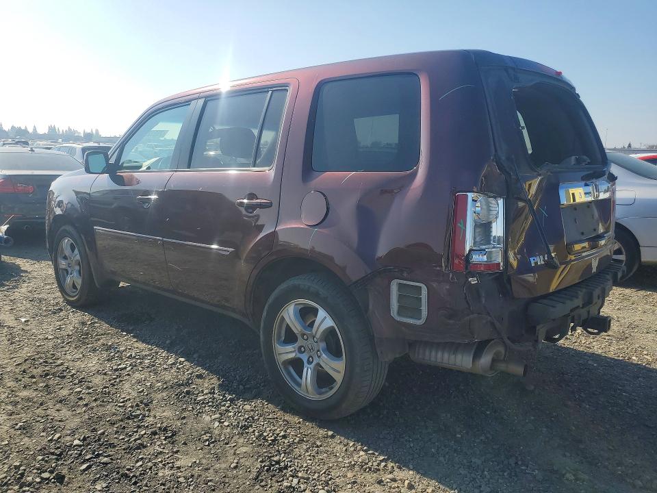 Photo 2 from auction – 2012 HONDA PILOT EXLN with VIN 5FNYF4H72CB057364